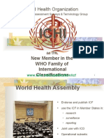 World Health Organization: New Member in The WHO Family of International Classifications
