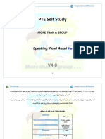 PTE Self Study: More Than A Group