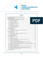 Bearing Technical Calculation Tool Usage Method NTN