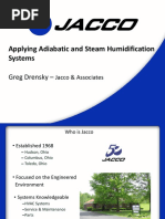 Applying Adiabatic and Steam Humidification Systems: Greg Drensky