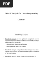 LP SensitivityAnalysis