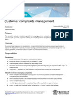 Customer Complaints Management PDF