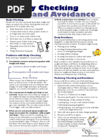 Eating Disorders Information Sheet - 03 - Body Checking and Avoidance