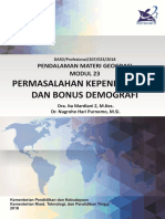 MP 23 - Permasalahan Kependudukan Dan Bonus Demografi PDF