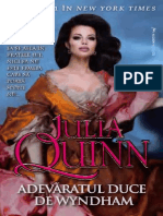 Julia Quinn Seria Two Dukes of Wyndham Vol 1 Adevaratul Duce de Wyndham PDF