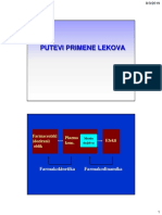 Vežba 2 - Putevi Primene Lekova