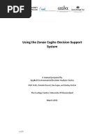 Using The Zonae Cogito Decision Support System: A Manual Prepared by Applied Environmental Decision Analysis Centre