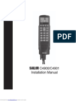 Sailor VHF c4900 Installation Manual