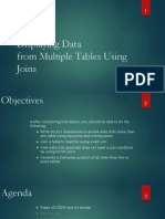 Displaying Data From Multiple Tables Using Joins