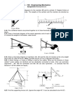 Engg. Mechanics Assignment (Equilibrium)