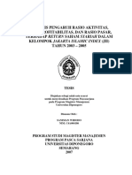 Analisis Pengaruh Rasio Aktivitas Profit PDF
