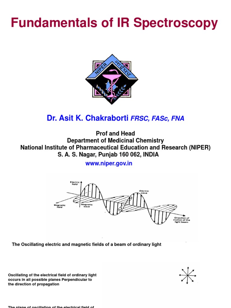 Fundamentals of IR Spectroscopy | PDF | Spectroscopy | Infrared