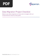 Data Migration Checklist