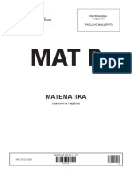 Državna Matura - Matematika