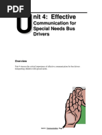 Effective Communication for Special Needs Bus Drivers