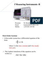 Principles of Measuring Instruments - B: Presenter: Dr. Kenedy Aliila Greyson Email: Mobile: +255-654 149 540