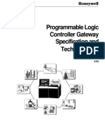 Programmable Logic Controller Gateway Specification and Technical Data