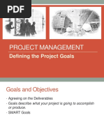 Project Management: Defining The Project Goals