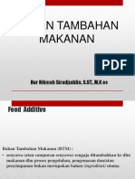 Bahan Tambahan Makanan: Nur Nikmah Siradjuddin, S.ST., M.K Es