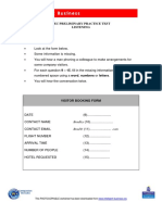 BEC Prelim Listening Part Two PDF