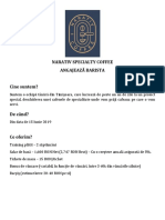 Oferta Angajare Narativ Specialty Coffee