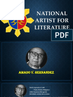 National Artist For Literature
