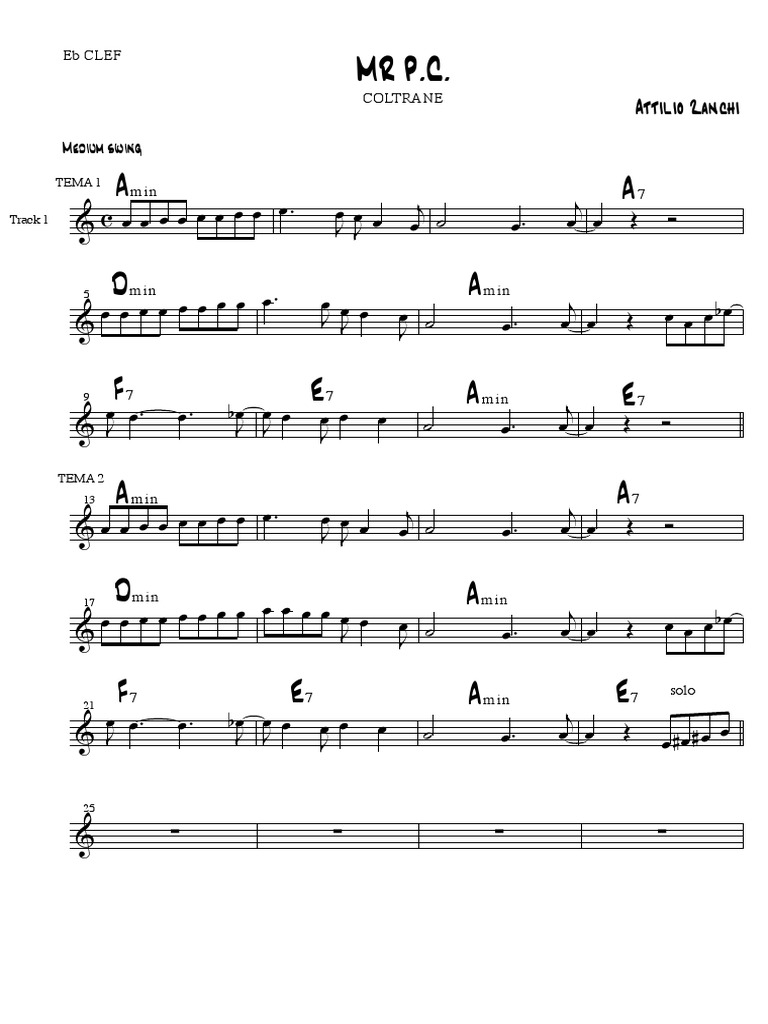 Mr P C Alto Sax