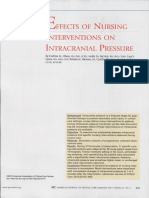 Ffects Of: Interventions On Intracranial Pressure