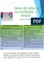 Morfologia e Sintaxe