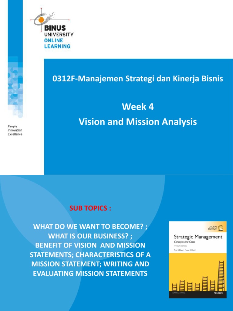 PPT4 - Vision and Mission Analysis | PDF | Globalization | Competition