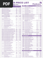 Modicare Price List