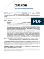 Contrato de Confidencialidad