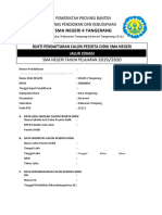 Formulir Pendaftaran Zonasi
