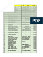 Lista de entrega de tikets proveedor