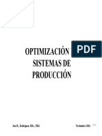 Optimizacion de Sistemas de Produccion 
