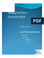 Managing Construction Cashflow