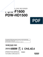Sony PDW F1600 HD1500 PDF