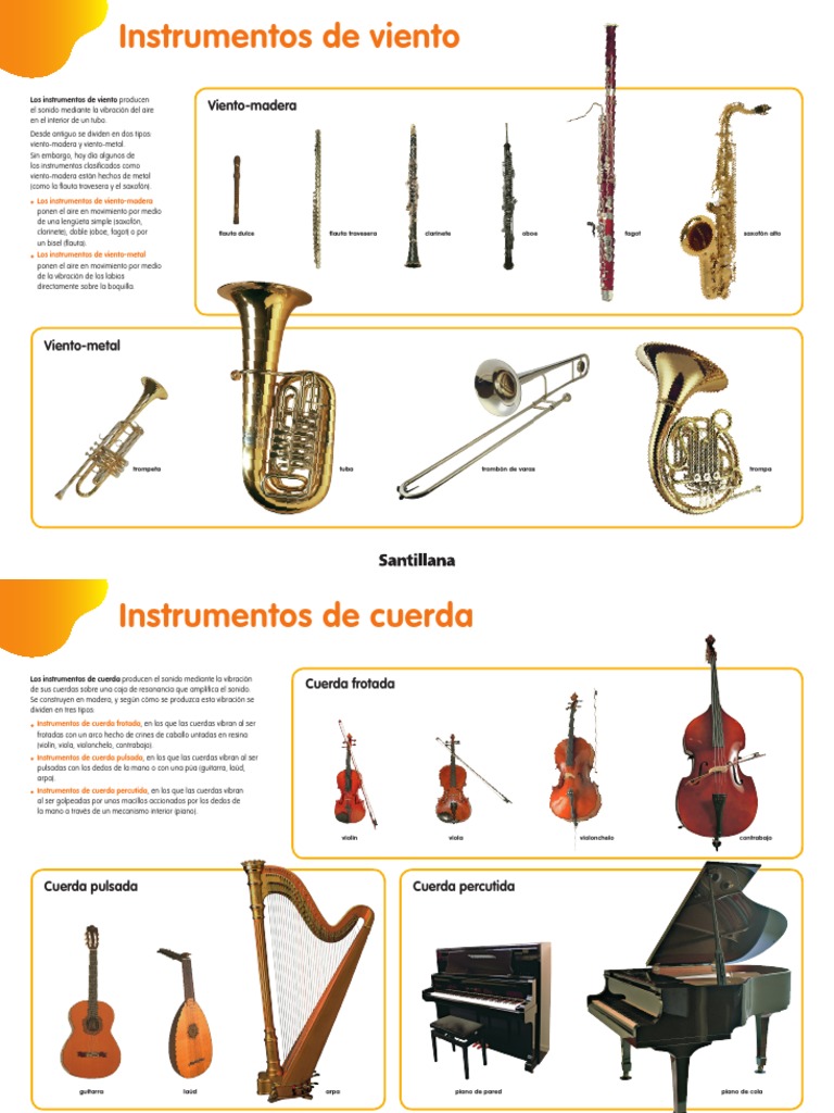 LAMINAS MUSICA 1º CICLO.pdf Instrumentos de