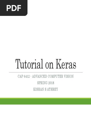 keras tutorial pdf