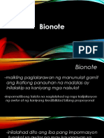 Bionote 2