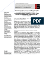 Effects of mangiferin isolated from Mangifera indica leaves and evaluation of biologic activities of β- cyclodextrin-mangiferin complex particularly its antidiabetic and hypolipidaemic properties on Type 1 diabetes rat model