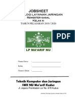 Jobsheet Teknologi Layanan Jaringan Kelas Xi Semester Ganjil