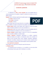 Acentuación y Puntuación PDF