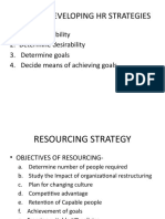 Steps in Developing HR Strategies