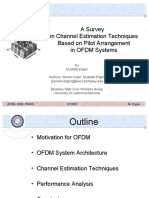 A Survey On Channel Estimation Techniques Based On Pilot Arrangement in OFDM Systems