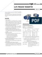 Absolute Pressure Transmitter: Features
