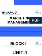 Marketing Management: An ISO 9001:2000 Certified Organization