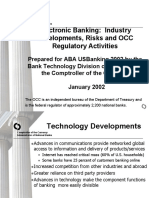 Electronic Banking: Industry Developments, Risks and OCC Regulatory Activities