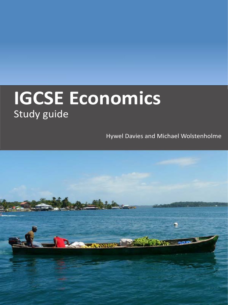 IGCSE Economics Study Guide PDF Supply And Demand Price Elasticity Of Demand