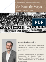 Abuelas de Plaza de Mayo Presentación Martin D'Alessandro